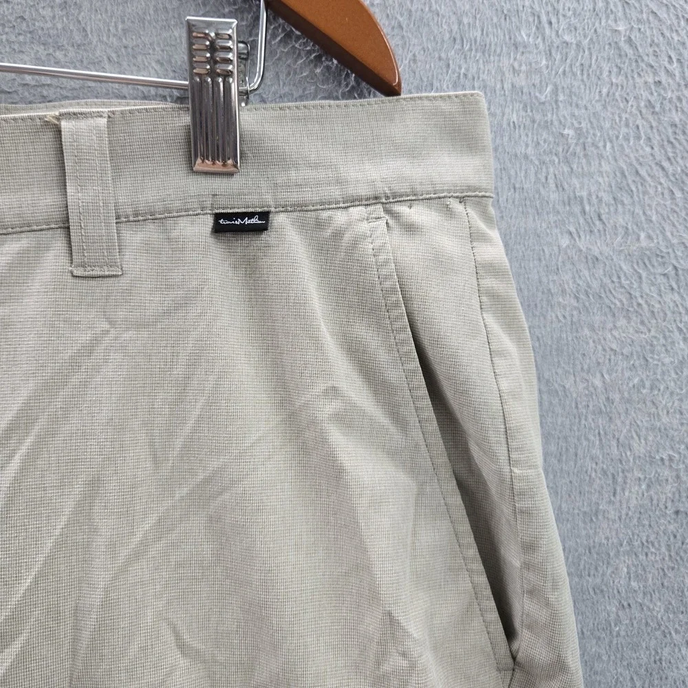 Travismathew Men Shorts 36 Brown Chino Casual Button 10